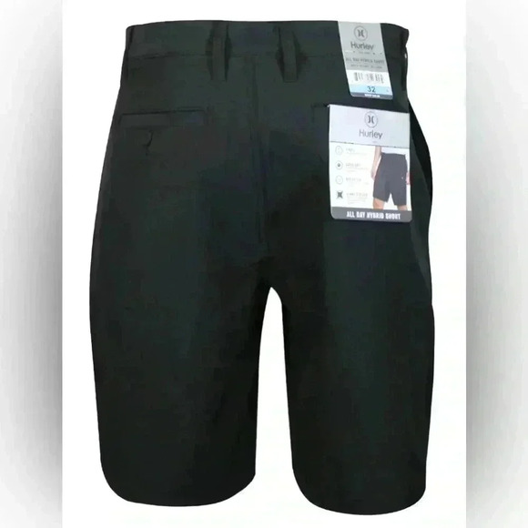 Hurley Black Men's Hybrid Shorts - Picture 2 of 8